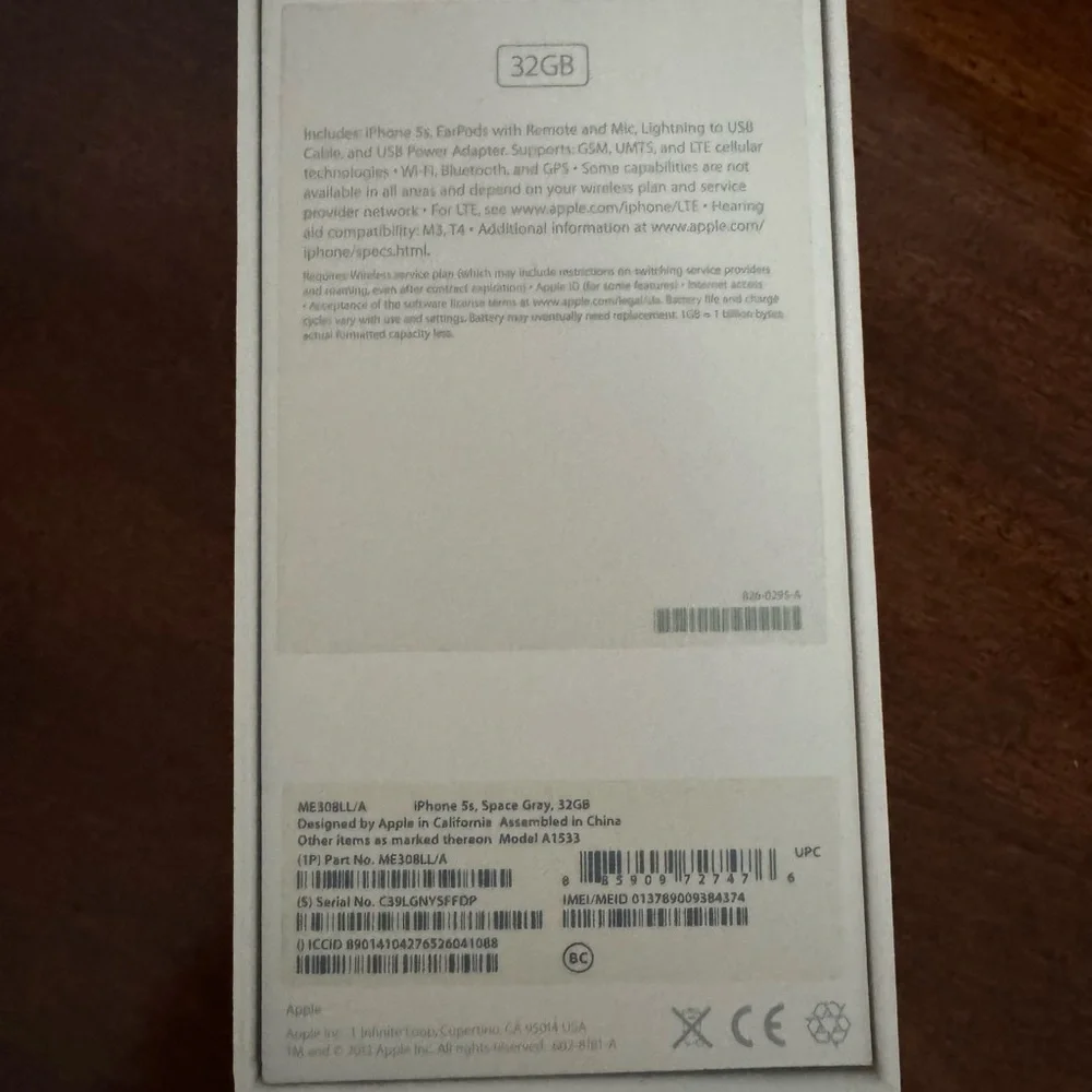 Apple includes original